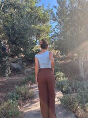 Bol Paça Keten Pantolon