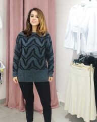 İki Renk Kombinasyon Kazak