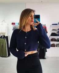 Selanik Model Crop Hırka