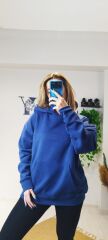 Oversize Kobalt Mavi Sweatshirt