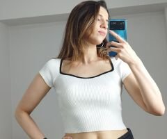 Kalp Yaka Fitilli Triko Bluz