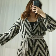 Volan Kol Kemerli Hırka