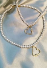 Kalpli İnci Kolye | Sky Fashion