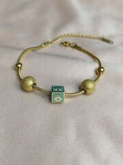 Nazar Boncuk Detaylı Çelik Bileklik