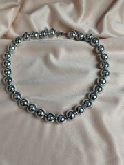 Çelik Top Detaylı Kolye | Sky Fashion