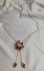 Çelik Idyllia Çiçek Asansörlü Y Kolyee | Sky Fashion