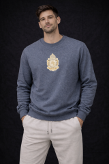 DG İthal Basic Gri Yumuşak Dokulu Sweat