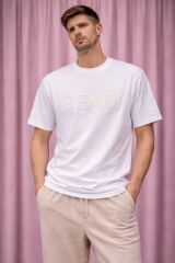 Minimal İkon Nakışlı Tişört